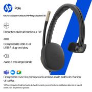 Image de HP Poly Micro-casque filaire USB monaural Mission 815 (en vrac) (C01F8A6)