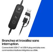 Image de HP Poly Micro-casque filaire USB monaural Mission 815 (en vrac) (C01F8A6)