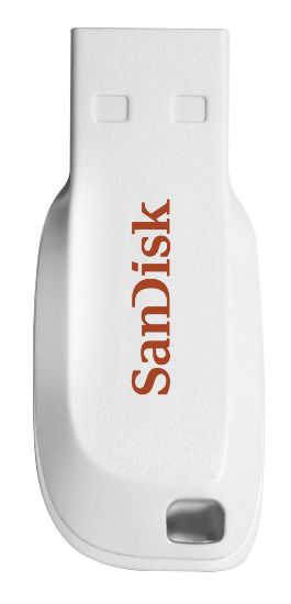Image de SanDisk Cruzer Blade Clé USB - Blanc (SDCZ50C-016G-B35W)