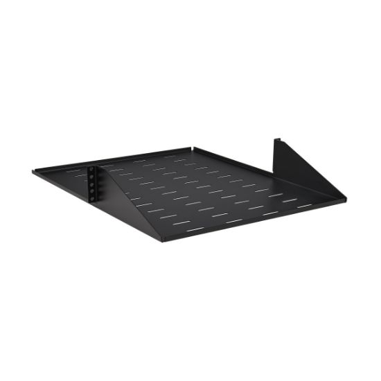 Image de Eaton Tripp Lite SmartRack Center-Mounted Steel Rack Shelf - 2U, Vented, 21.5 in. Deep, Holds up to 100 lb. (45 kg) Accessoire de racks - Noir (SRSHELF2PCENTER)