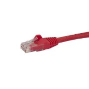 Image de StarTech.com Câble réseau Cat6 UTP sans crochet de 50 cm - Rouge (N6PATC50CMRD)