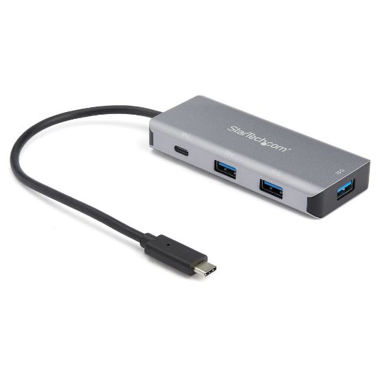 Image de StarTech.com Hub USB-C 4 Ports - 3 Ports USB-A, 1 Port USB-C - HUB Adaptateur SuperSpeed Type C USB 3.2 Gen 2 (10Gbps) - Alimenté par bus USB - Hub Adaptateur USB-C vers USB c ... (HB31C3A1CB)