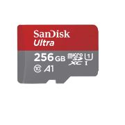Image de SanDisk 256 GB, microSDXC, 150MB/s, UHS-I Mémoire flash - Gris,Rouge (SDSQUAC-256G-GN6FA)