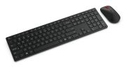 Image de Lenovo clavier Souris incluse Bureau RF sans fil + Bluetooth Français, Allemand Noir (4X31S04843)