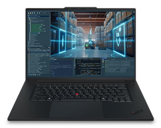 Image de Lenovo ThinkPad P1 Gen 9 Copilot + PC Copilot+ PC Intel Core Ultra 9 386H Station de travail mobile 40,6 cm (16") WUXGA 64 Go LPDDR5x-SDRAM 1 To SSD NVIDIA RTX PRO 2000 Blackw ... (21UE0007MB)