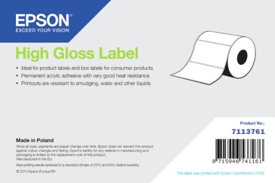 Image de Epson High Gloss Label Imprimante d'étiquette adhésive (7113761)