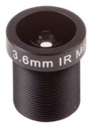 Image de Axis LENS M12 3.6 MM F1.8 IR 10P Accessoire caméra de surveillance - Noir (02007-001)