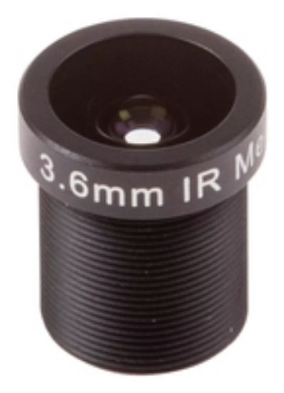 Image de Axis LENS M12 3.6 MM F1.8 IR 10P Accessoire caméra de surveillance - Noir (02007-001)