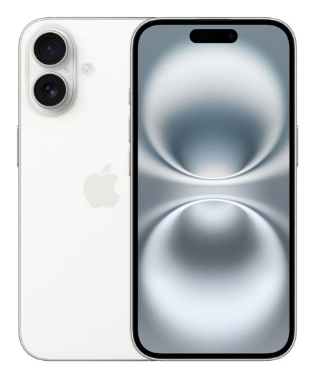 Image de Apple iPhone 16 Smartphone - Blanc 128Go (MYE93ZD/A)