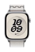 Image de Apple Boucle Sport Nike Gris voilé 46 mm (MGD44ZM/A)