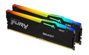 Image de Kingston Technology FURY 32 Go 5200 MT/s DDR5 CL40 DIMM (Kits de 2) Beast RGB Mémoire RAM (KF552C40BBAK2-32)
