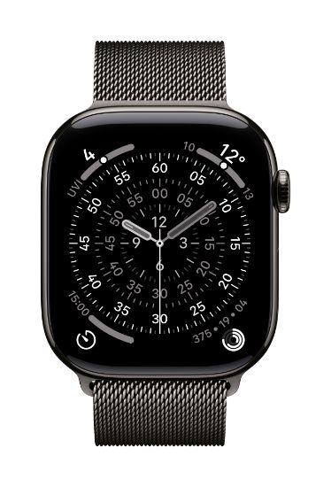 Image de Apple Bracelet Milanais ardoise 46 mm - M/L - Couleur ardoise (MGJ74ZM/A)