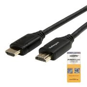 Image de StarTech.com Câble HDMI grande vitesse haute qualité de 50 cm avec Ethernet - 4K 60 Hz (HDMM50CMP)