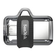 Image de SanDisk 173386 Clé USB - Noir, Transparent (SDDD3-128G-G46)