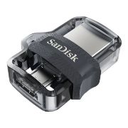 Image de SanDisk 173386 Clé USB - Noir, Transparent (SDDD3-128G-G46)