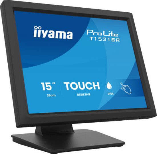 Image de iiyama ProLite écran plat de PC 38,1 cm (15") 1024 x 768 pixels XGA Écran tactile Dessus de table Noir (T1531SR-B2S)