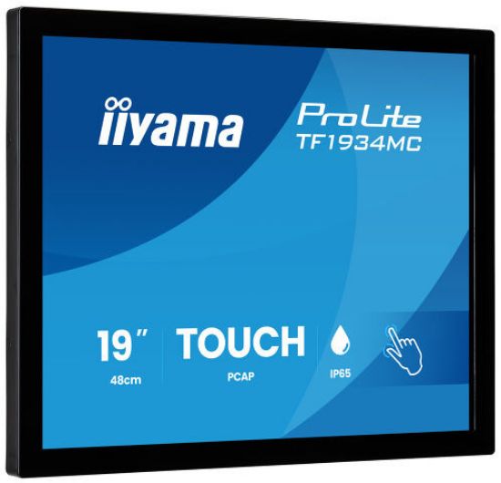 Image de iiyama ProLite écran plat de PC 48,3 cm (19") 1280 x 1024 pixels XGA Écran tactile Noir (TF1934MC-B8X)