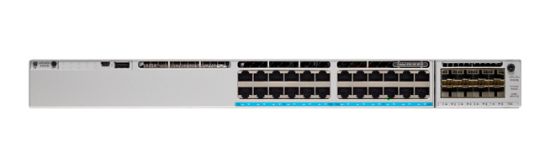 Image de Cisco Catalyst 9300 24-port 1G copper with modular uplinks, UPOE+, Network Advantage Switch - Gris (C9300-24H-A)