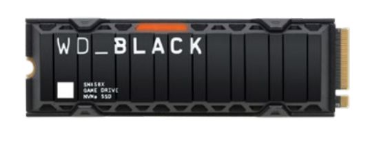 Image de Western Digital Black NVMe, heatsink, M.2, 2TB, 7300 MB/s, PCIe Gen4 x4 SSD (WDBB9H0020BNC-WRSN)
