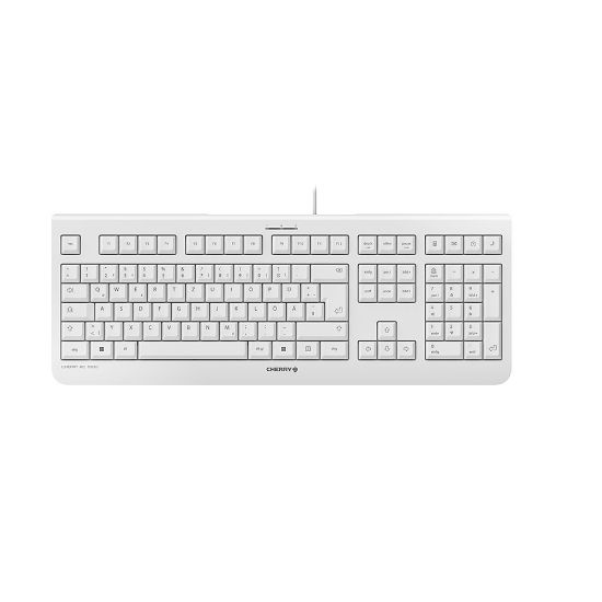 Image de CHERRY KC 1000 clavier Bureau USB QWERTZ Allemand Gris (JK-0800DE-0)