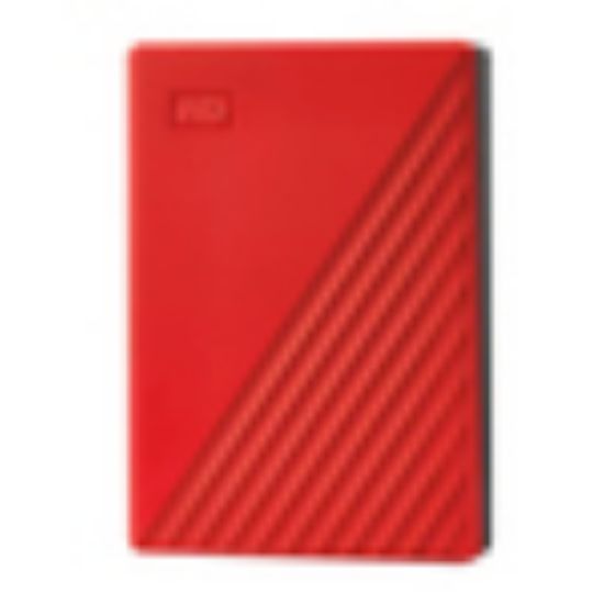 Image de Western Digital My Passport 6TB, HDD, USB 3.2 Gen.1 Type-MicroB, 5GB/s, 75x107x20.5mm, 208g Disque dur externe - Rouge (WDBR9S0060BRD-WESN)