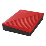 Image de Western Digital My Passport 6TB, HDD, USB 3.2 Gen.1 Type-MicroB, 5GB/s, 75x107x20.5mm, 208g Disque dur externe - Rouge (WDBR9S0060BRD-WESN)