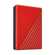 Image de Western Digital My Passport 6TB, HDD, USB 3.2 Gen.1 Type-MicroB, 5GB/s, 75x107x20.5mm, 208g Disque dur externe - Rouge (WDBR9S0060BRD-WESN)