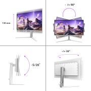 Image de Philips Evnia 6000 écran plat de PC 80 cm (31.5") 3840 x 2160 pixels 4K Ultra HD QD-OLED Blanc (32M2N6901A/00)