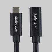 Image de StarTech.com Câble Prolongateur USB4 de 60cm, 40Gbps, Compatible Thunderbolt 4, Charge 240W, 8K 60Hz/4K 240Hz, USB-C Mâle vers Femelle (USB440GCMCF2F)