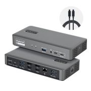 Image de StarTech.com station d'accueil Avec fil USB 3.2 Gen 2 (3.1 Gen 2) Type-C Gris (194UE-USBC-SMARTDOCK)