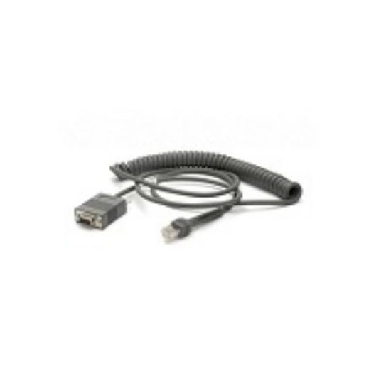 Image de Zebra câble Série Noir 2,8 m RS232 DB9 (CBA-RF3-C09ZAR)