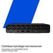 Image de HP EliteDesk 8 Mini G1i AI PC Intel Core Ultra 5 235T 16 Go DDR5-SDRAM 512 Go SSD Windows 11 Pro Mini PC Noir (E89XVET)