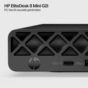 Image de HP EliteDesk 8 Mini G2i Desktop Next Gen AI PC Copilot+ PC Intel Core Ultra 7 356H 16 Go DDR5-SDRAM 512 Go SSD Windows 11 Pro Mini PC Noir (E8DR4ET)