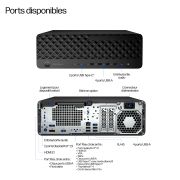 Image de HP EliteDesk 8 SFF G1i Desktop AI PC Intel Core Ultra 7 265 16 Go DDR5-SDRAM 512 Go SSD Windows 11 Pro Noir (E8DG6ET)