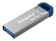 Image de Kingston Technology DataTraveler 64 Go Kyson USB 3.2 Gen 1 en métal, jusqu'à 220 Mo/s (DTKNG2/64GB)