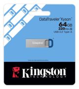 Image de Kingston Technology DataTraveler 64 Go Kyson USB 3.2 Gen 1 en métal, jusqu'à 220 Mo/s (DTKNG2/64GB)