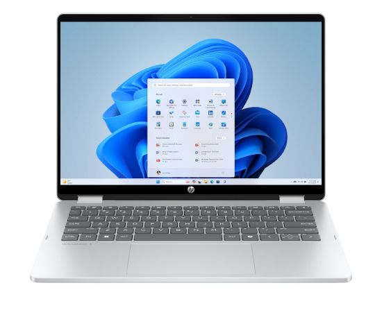 Image de HP laptop 120U 35,6 cm (14") Écran tactile 2K 16 Go LPDDR5-SDRAM 512 Go SSD Wi-Fi 6 (802.11ax) Windows 11 Home Argent (E14VYEA)