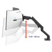 Image de Ergotron HX Series ARM WITH VERY HEAVY DUTY PIVOT DESK Support d'écran - Noir (45-693-224)