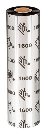 Image de Zebra 1600 Wax ruban thermique 450 m Noir (01600BK22045)