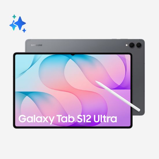 Image de Samsung GALAXY TAB S12 ULTRA 5G 256 Go 37,1 cm (14.6") 12 Go Wi-Fi 7 (802.11be) Gris (SM-X946BZAREUB)