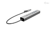 Image de i-tec USB-C/USB-A Metal HUB 6 port (3x USB-C, 3x USB-A), LAN, Power Delivery 85W (CAHUBMETAL6LANPD)