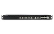 Image de QNAP commutateur réseau Géré L3 10G Ethernet (100/1000/10000) 1U Noir (QSW-M5218-6F12T)