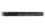 Image de QNAP commutateur réseau Géré L3 10G Ethernet (100/1000/10000) 1U Noir (QSW-M5218-6F12T)
