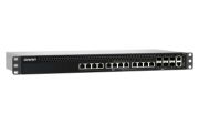 Image de QNAP commutateur réseau Géré L3 10G Ethernet (100/1000/10000) 1U Noir (QSW-M5218-6F12T)