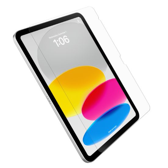Image de OtterBox Premium Glass Antimicrobial Series pour Apple iPad (A16/10th gen), transparente - produits livrés sans emballage Protecteur d'écran de tablette (77-93951)