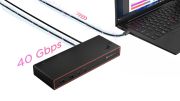 Image de Lenovo TP TBT4 Dock G2 7000 - EU Station d'accueil Thunderbolt 4 Noir (40BG0135EU)