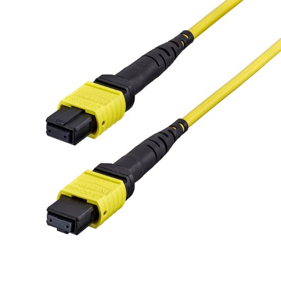 Image de StarTech.com Câble Fibre Optique MTP®/MPO de 5m, 16F Type-B, Cordon de Brassage OS2 Monomode MTP/APC Femelle, 9/125µm, OFNP Plénum, Cordon de Raccordement MTP-16 (OS2MTP16BOFNP5M)