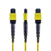 Image de StarTech.com Câble Fibre Optique MTP®/MPO de 10m, 16F Type-B, Cordon de Brassage OS2 Monomode MTP/APC Femelle, 9/125µm, OFNP Plénum, Cordon de Raccordement MTP-16 (OS2MTP16BOFNP10M)