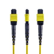 Image de StarTech.com Câble Fibre Optique MTP®/MPO de 1m, 16F Type-B, Cordon de Brassage OS2 Monomode MTP/APC Femelle, 9/125µm, OFNP Plénum, Cordon de Raccordement MTP-16 (OS2MTP16BOFNP1M)