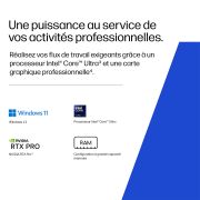 Image de HP Zbook X G2i 16 Copilot+ PC Intel Core Ultra 7 356H Station de travail mobile 40,6 cm (16") WUXGA 32 Go DDR5-SDRAM 512 Go SSD NVIDIA RTX PRO 2000 Blackwell Wi-Fi 7 (802.11be) W ... (E7WP8ET)